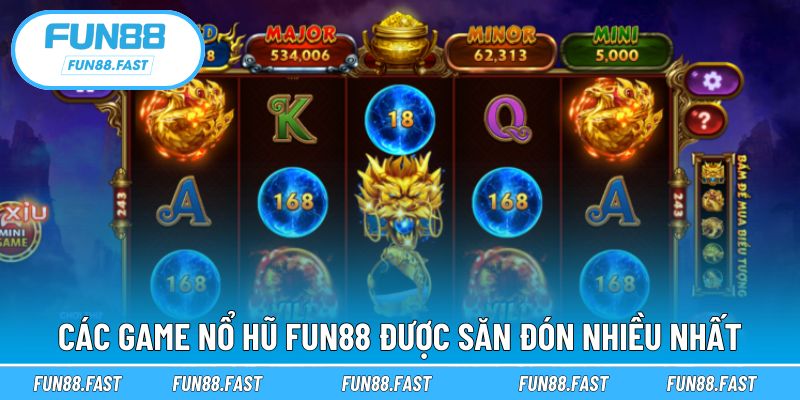Top game slot quay hũ được yêu thích hàng đầu